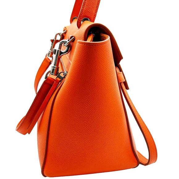 Celine Leather Crossbody Bag Orange - Picture 6 of 15